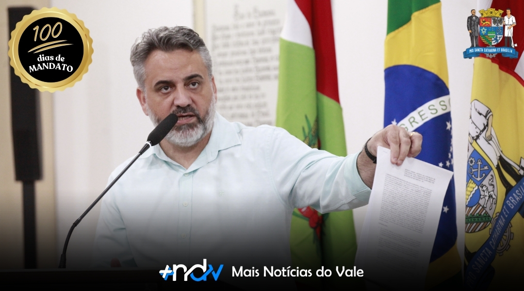 100 Dias de mandato de Gilson de Souza: trabalho, fiscalização e propostas por uma Blumenau mais justa