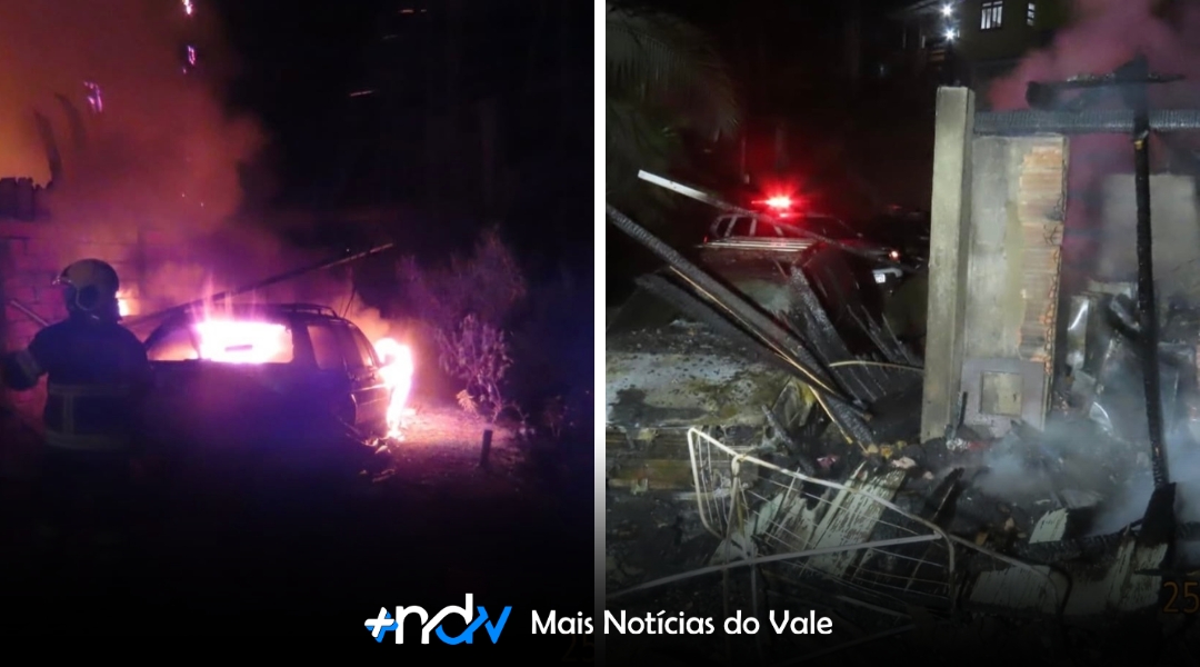 Ataque de ódio: homem incendeia casa e tenta matar família em Blumenau