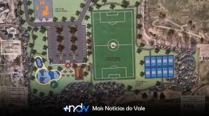 Um esquema mostra o plano do prefeito para as terras da Igreja.
