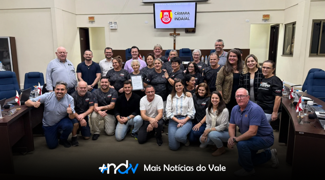 Câmara de Indaial homenageia atletas da terceira idade que brilharam no JASTI 2025