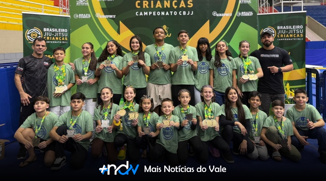 Equipe de Indaial brilha no Brasileiro de Jiu-Jitsu com 19 medalhas