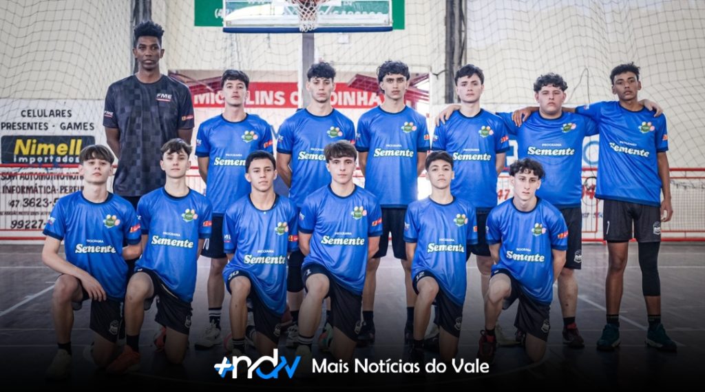 Indaial encerra participação na Etapa Regional Leste-Norte da Fesporte com pódio no Handebol Masculino