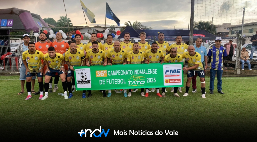 Final do 36º Campeonato de Futebol de Campo de Indaial está definida