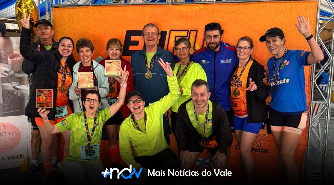 Equipe de Atletismo de Indaial se destaca em competições realizadas em Timbó e Joinville
