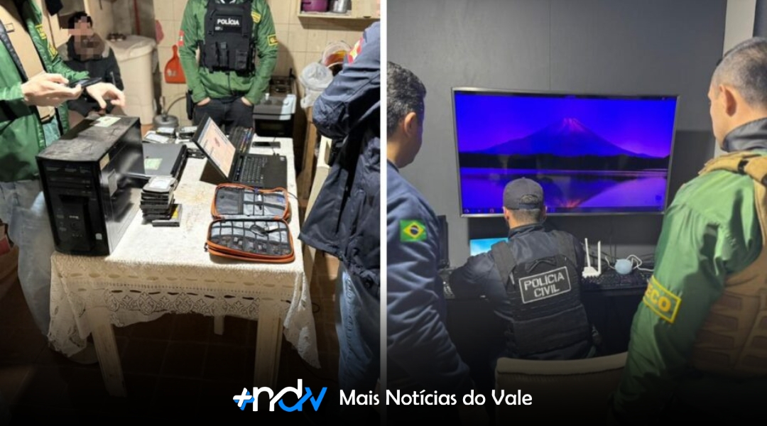 Operação Expurgo: Quatro presos em flagrante por armazenar pornografia infantil em SC e SP