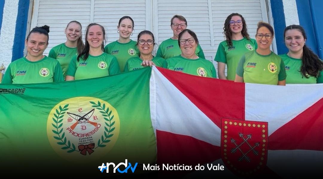 1ª Etapa da 48ª Taça Ouro de Bolão 16 Feminino: equipe de Indaial conquista 2º lugar em Itajaí
