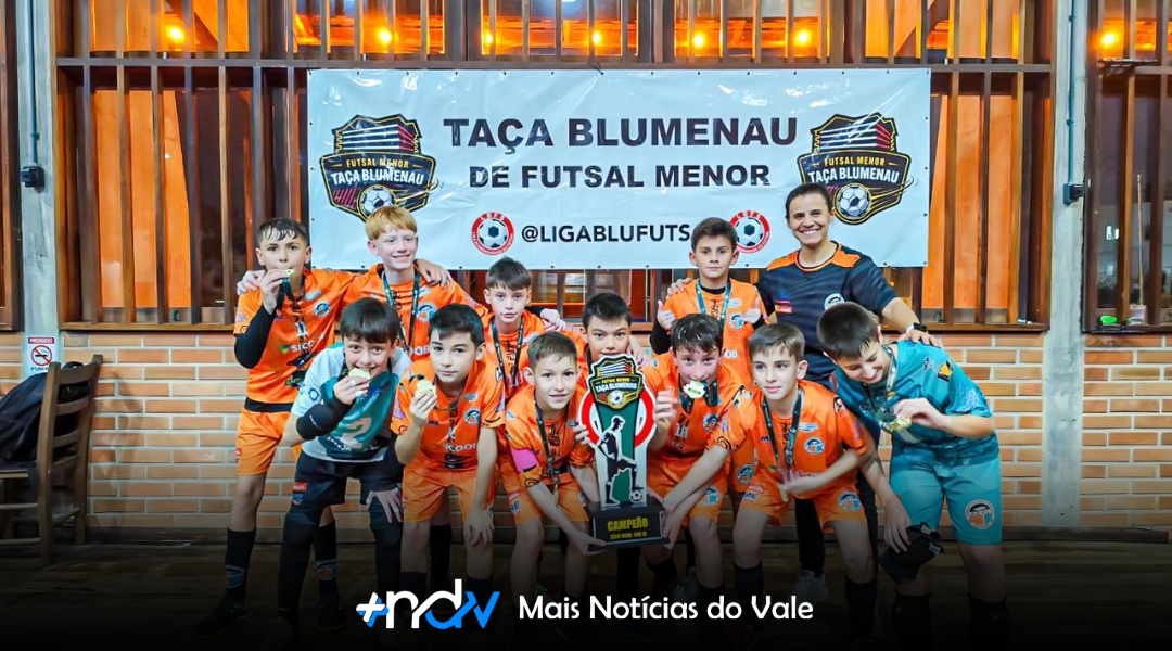 AEFI conquista o título da Taça Blumenau de Futsal Menor – Sub-12