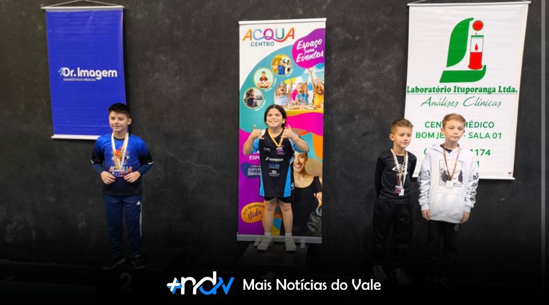Atletas do Tênis de Mesa Indaial/FME Indaial conquistam dois títulos e dois bronzes no 1º Open Acqua