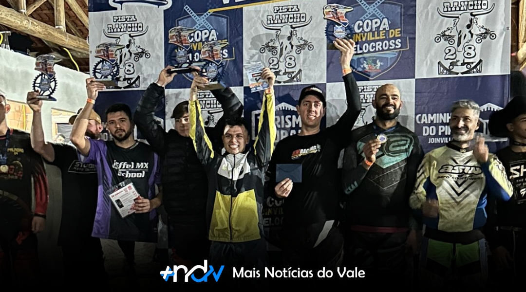 Bryan Ockner representa Indaial com destaque na Copa Joinville de Velocross