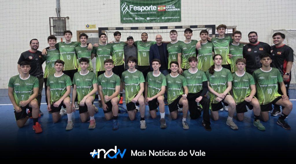 Atleta de Indaial representa Santa Catarina no Campeonato Brasileiro de Seleções Cadete Sub-16