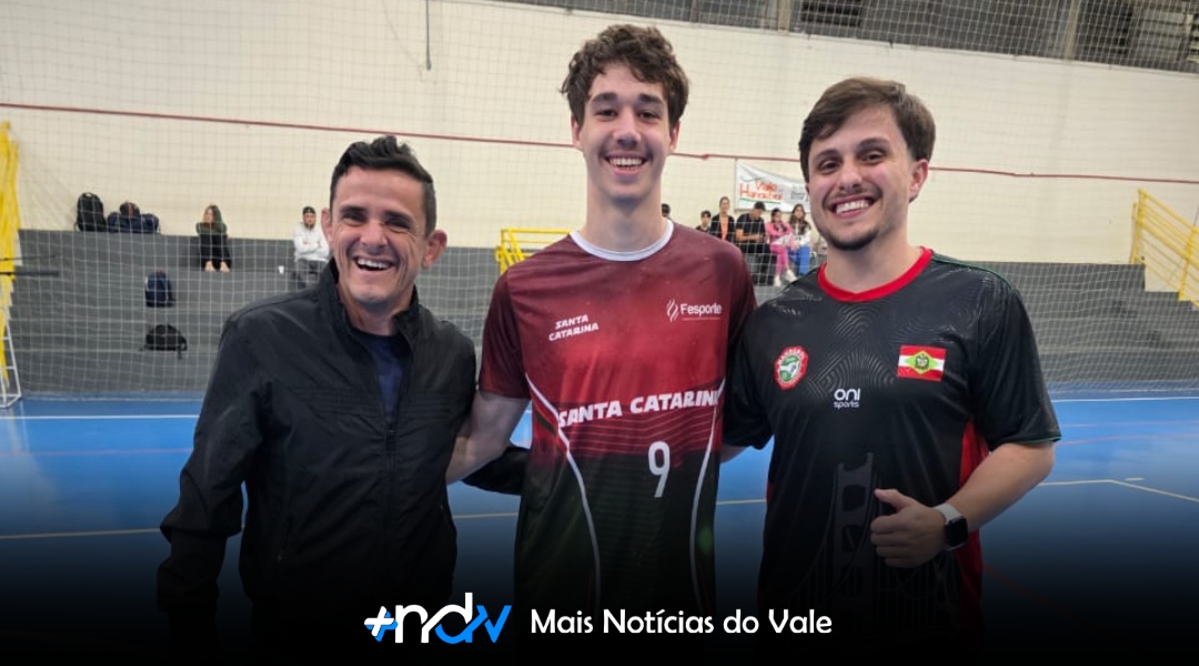 Atleta de Indaial representa Santa Catarina no Campeonato Brasileiro de Seleções Cadete Sub-16