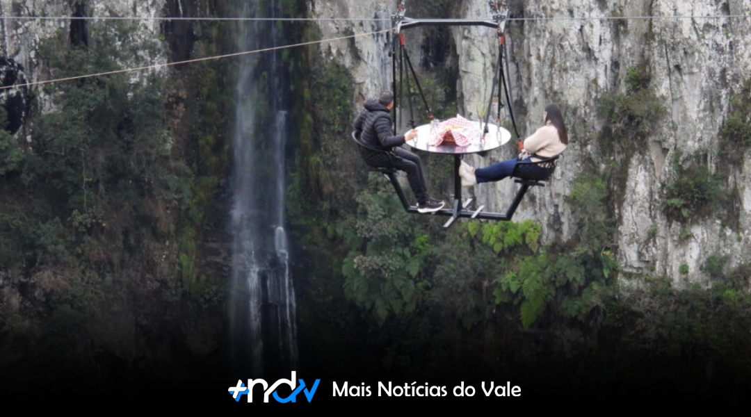 Aventura nas alturas transforma o inverno na Serra Catarinense