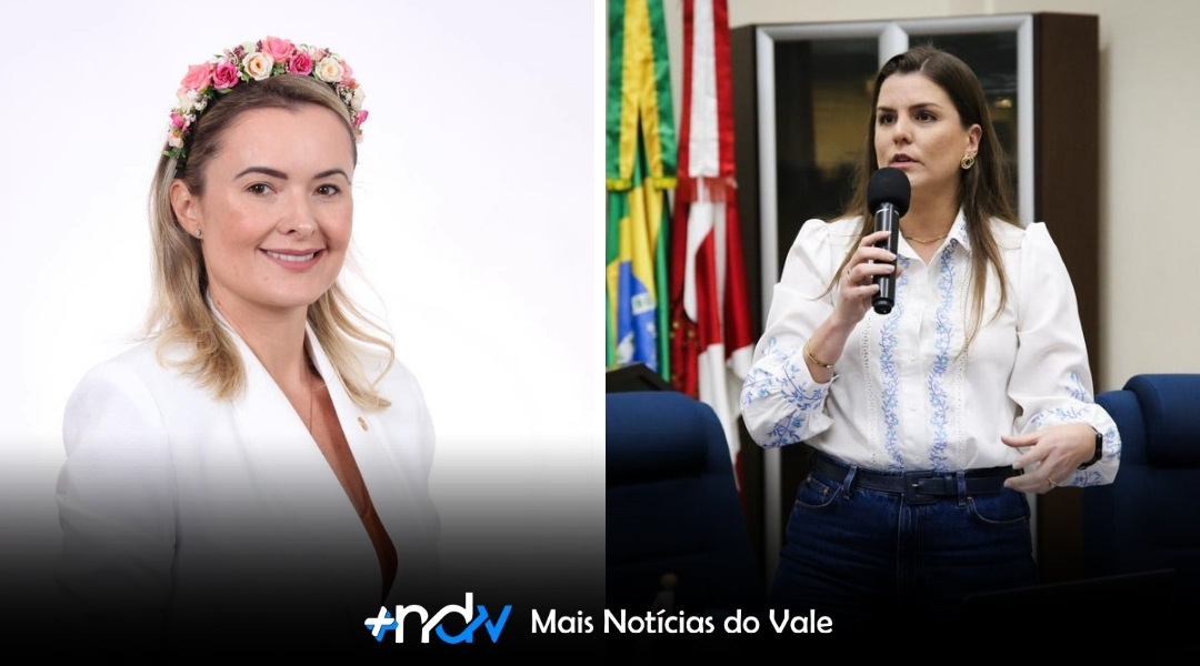 Deputada Julia Zanatta (PL) critica ação da PM em Indaial, enquanto vereadora Elaine Pickler (PSDB) defende a atuação da PM