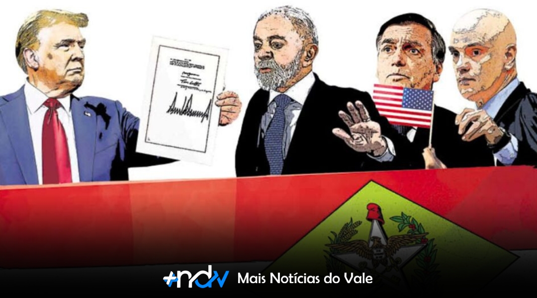 Como o tarifaço de Trump e o cerco judicial a Bolsonaro agitam a direita catarinense de olho em 2026