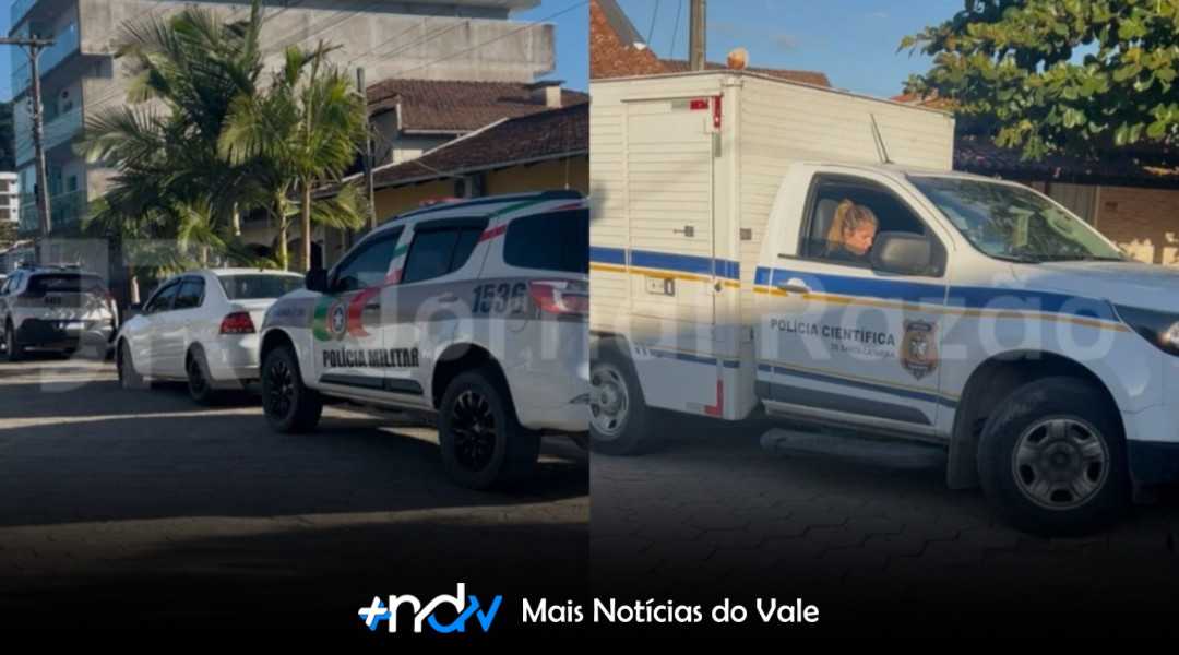 Mulher é encontrada morta com corte no pescoço em Penha; companheiro está desaparecido