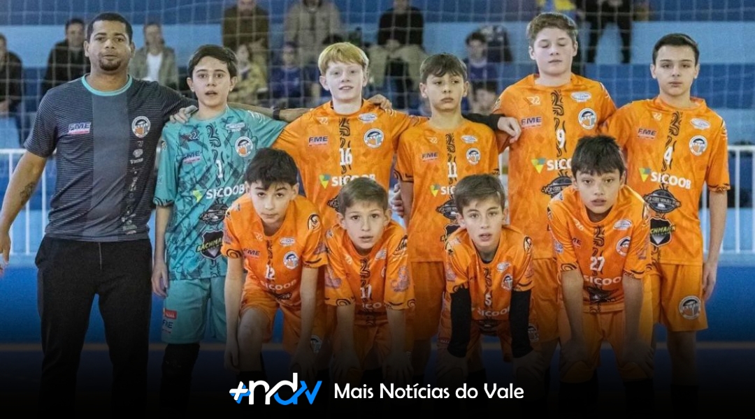 Equipes sub-13 e sub-15 de Indaial garantem vaga na final do Campeonato de Rio dos Cedros