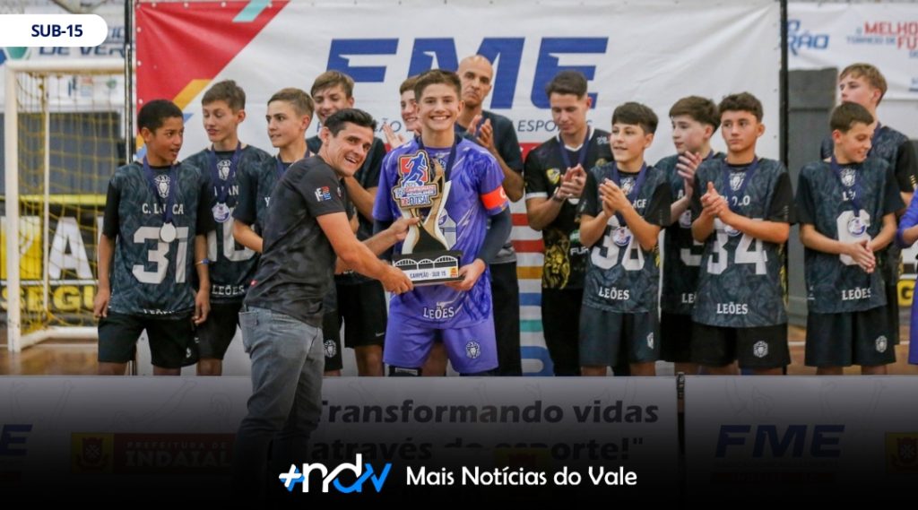 Indaial celebra o sucesso do 13º Campeonato Indaialense de Futsal 2025