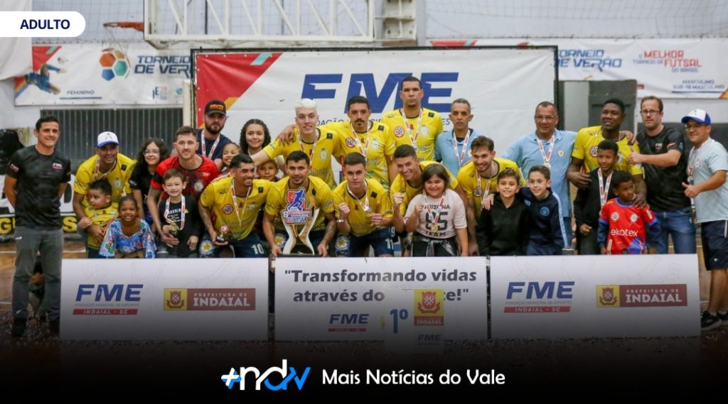 Indaial celebra o sucesso do 13º Campeonato Indaialense de Futsal 2025