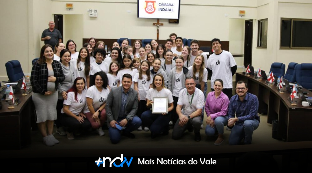Grupo DV recebe Moção de Aplausos e Congratulações na Câmara de Indaial