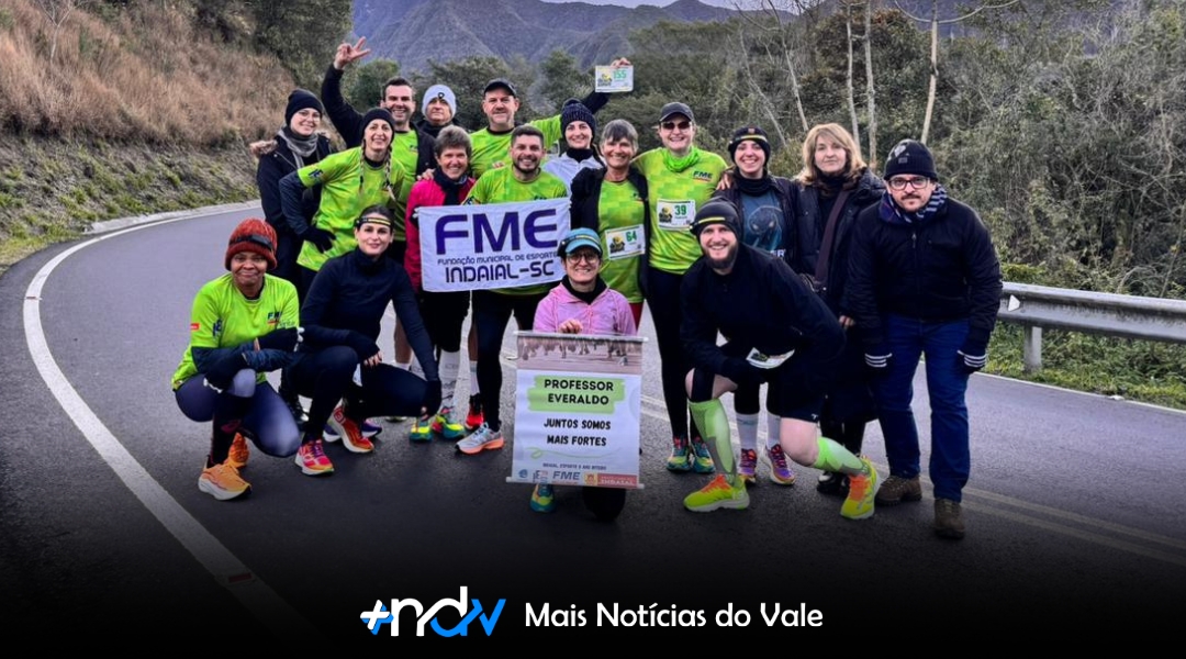 Atletismo de Indaial conquista pódios no Desafio Serpente Night Run