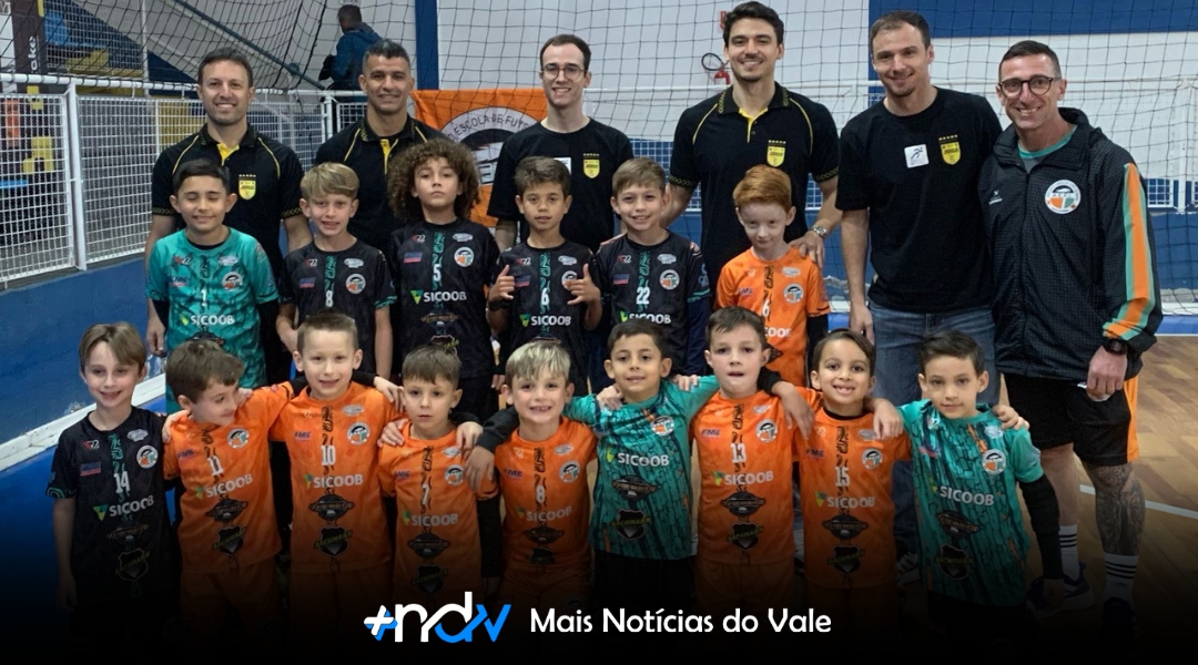 Equipes Sub-7 e Sub-9 da AEFI/FME Indaial estreiam na 20ª Copa Dipil