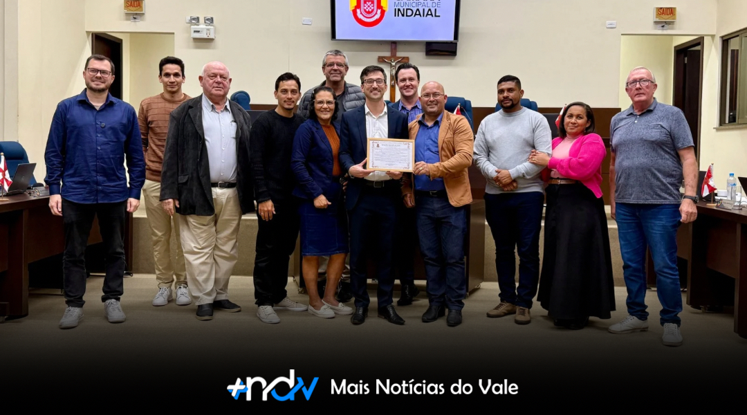 Câmara de Indaial presta homenagem aos 10 anos da Igreja Pentecostal Levando Água aos Sedentos