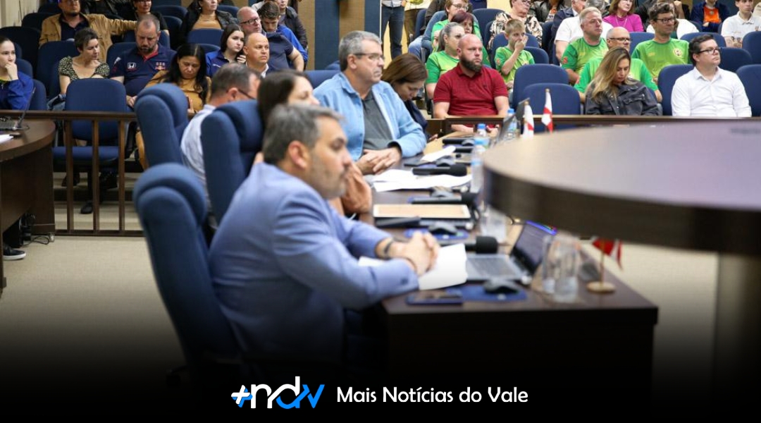 Câmara de Indaial realiza 39ª Sessão Ordinária nesta terça-feira (26)