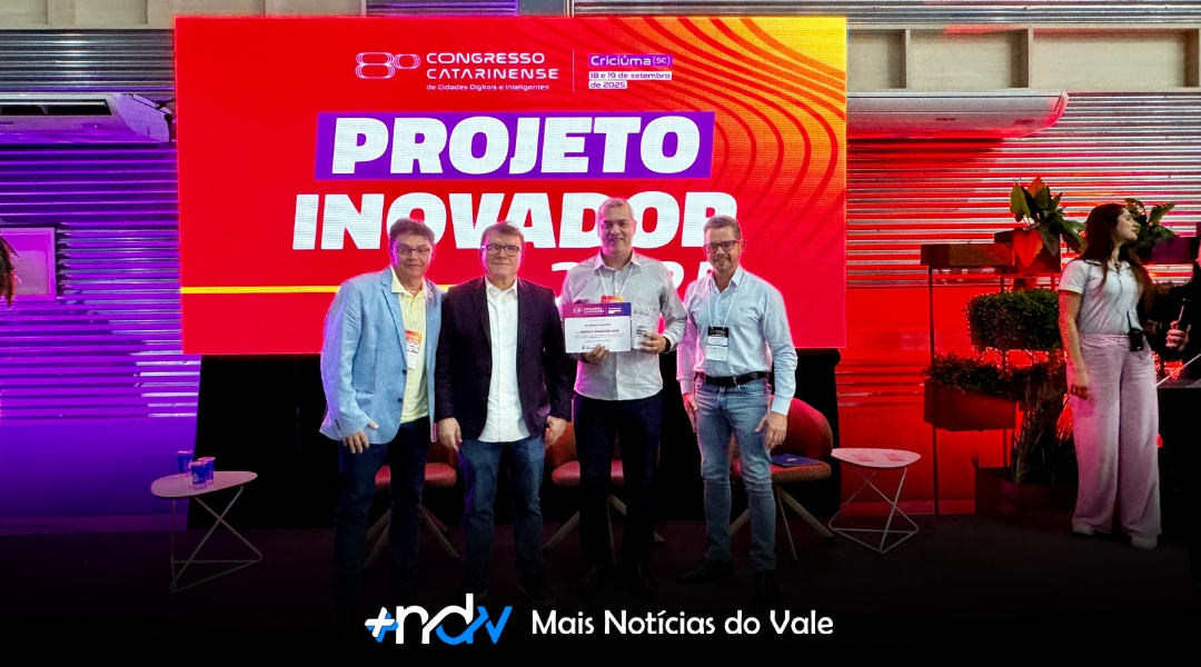 Um prêmio que coloca Indaial no mapa da tecnologia e da inclusão