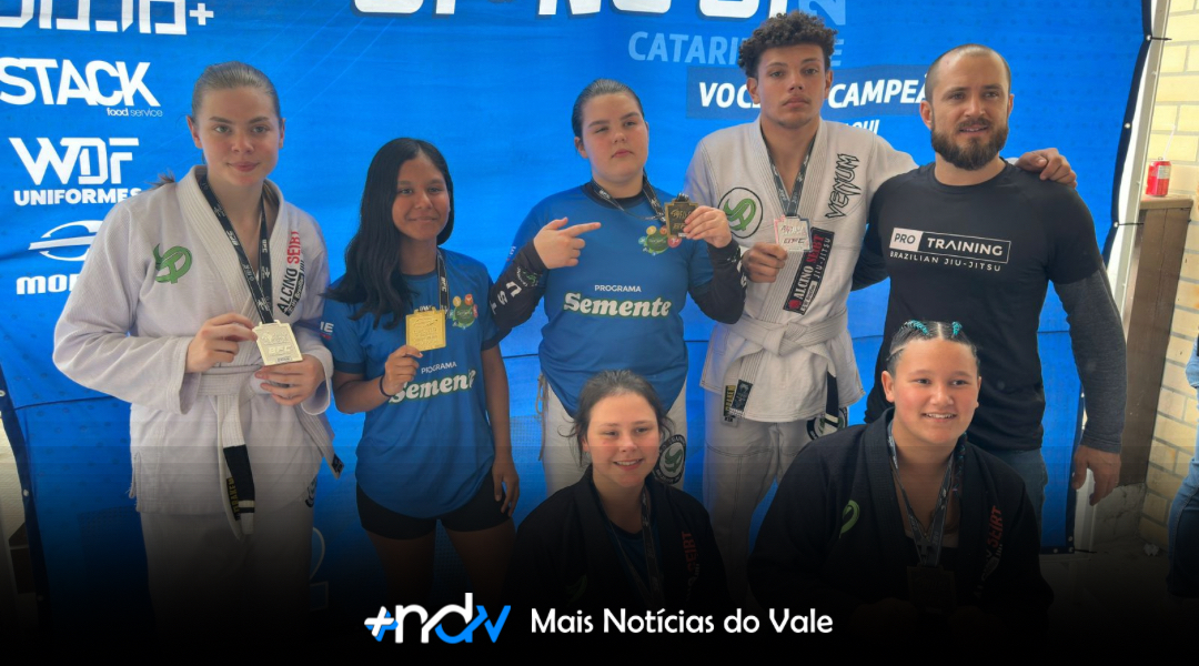 Programa Semente dá show e conquista medalhas em Brusque