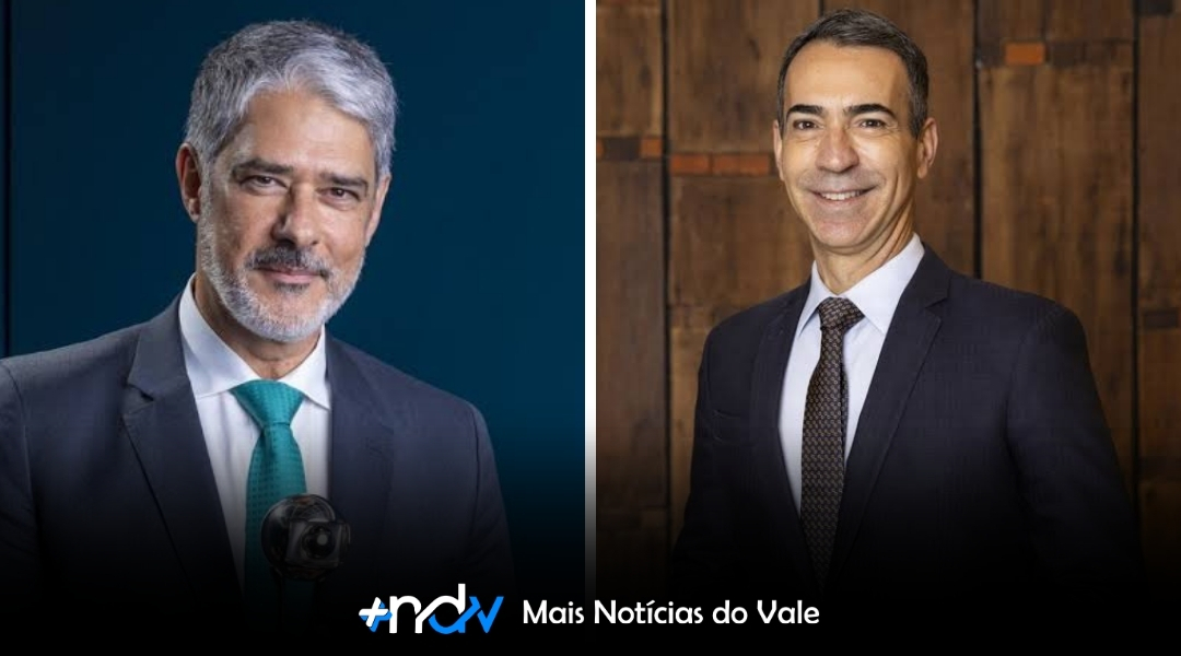 William Bonner se despede do Jornal Nacional e César Tralli assume bancada ao lado de Renata Vasconcellos