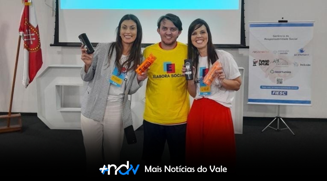 Projeto que nasceu nas quadras surpreende em evento da Fiesc
