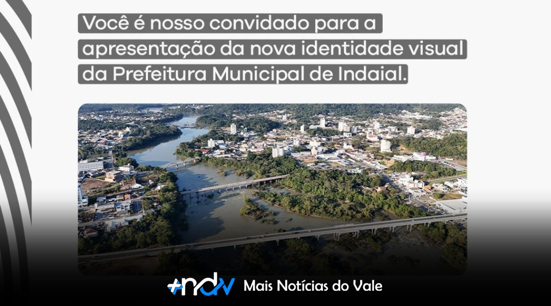 Prefeitura de Indaial lança nova identidade visual em evento aberto ao público