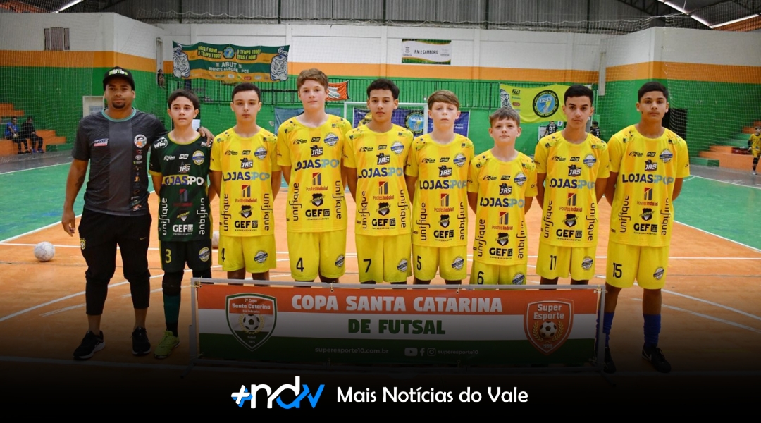 Equipes da AEFI/FME Indaial participam da 1ª fase da Copa Catarinense de Não Federados