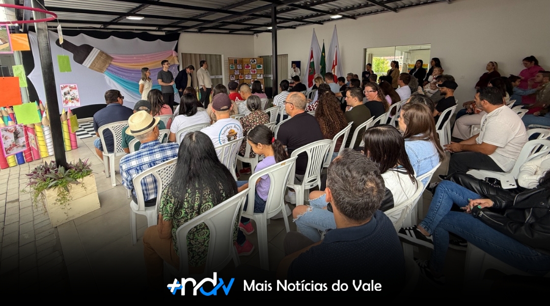 Indaial inaugura reforma e ampliação da Unidade de Educação Infantil do Bairro Encano Baixo