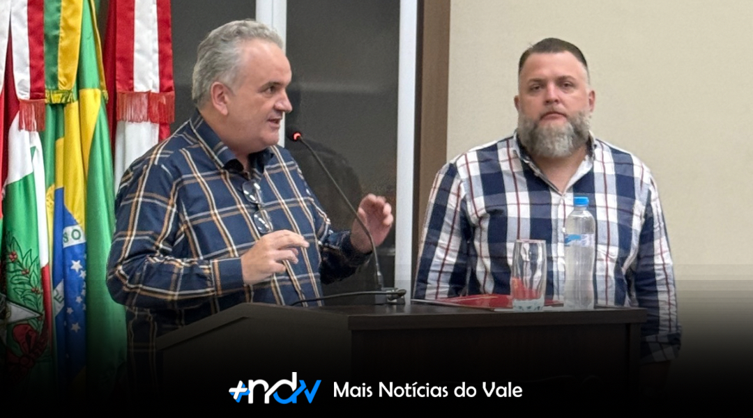 Secretários de Indaial prestam esclarecimentos sobre financiamento para pavimentação rural