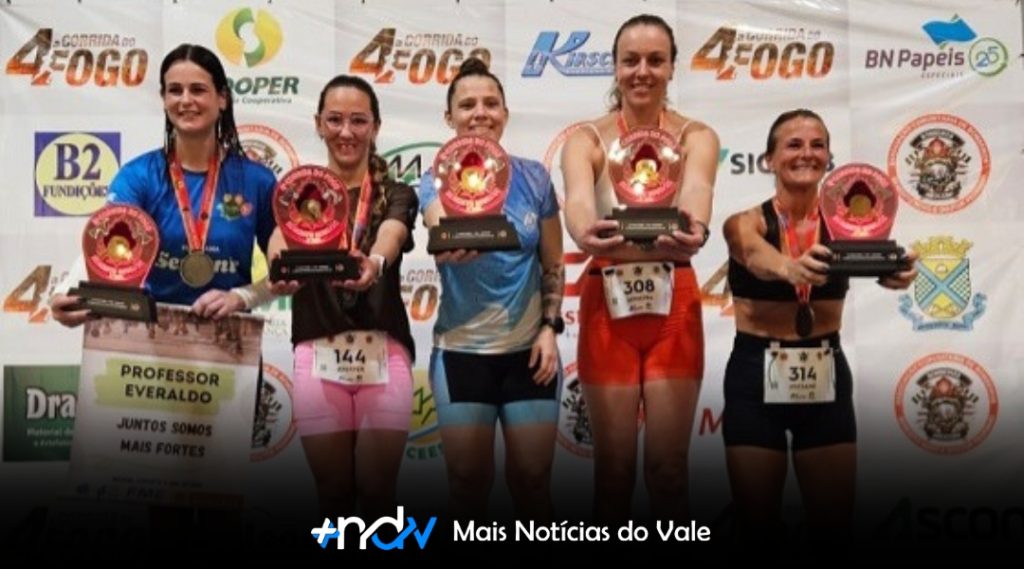 Atletismo de Indaial brilha em duas provas no fim de semana