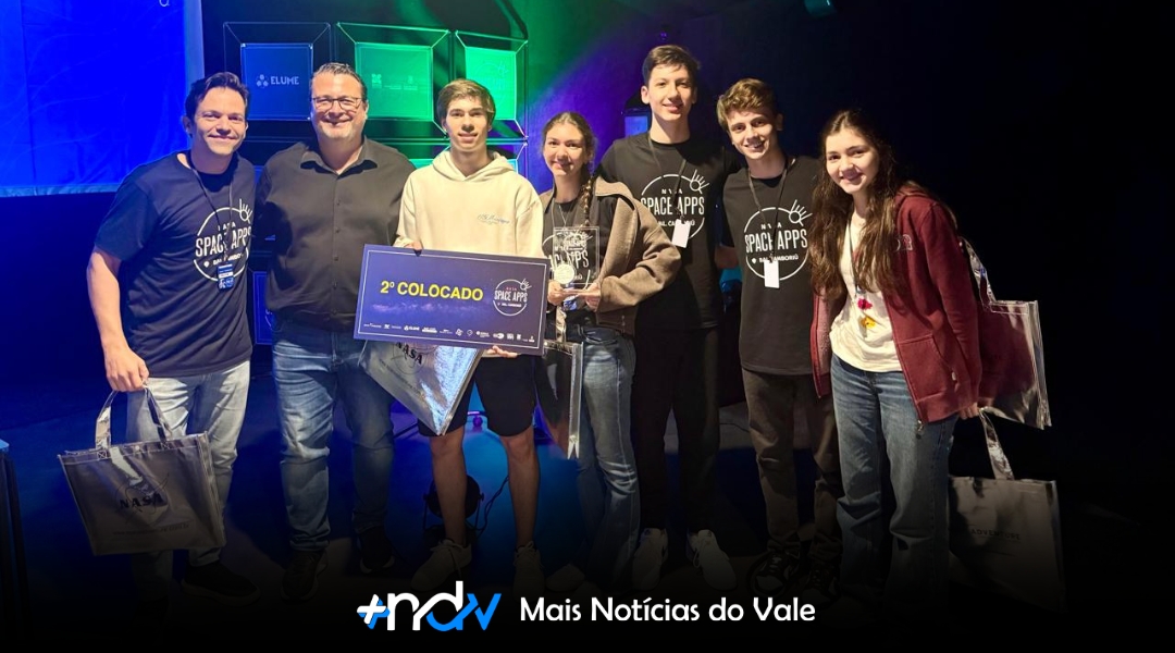Estudantes de Blumenau conquistam 2º lugar em desafio internacional da NASA