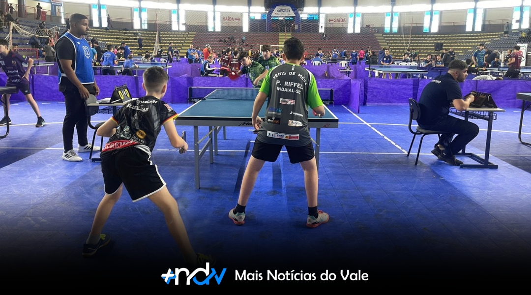Indaial brilha na 6ª Etapa do Estadual de Tênis de Mesa em Lages