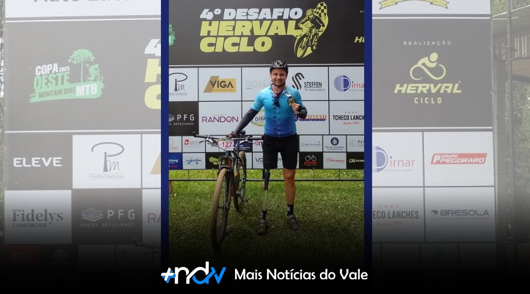 Atleta de Indaial conquista título geral da Copa Oeste de MTB 2025