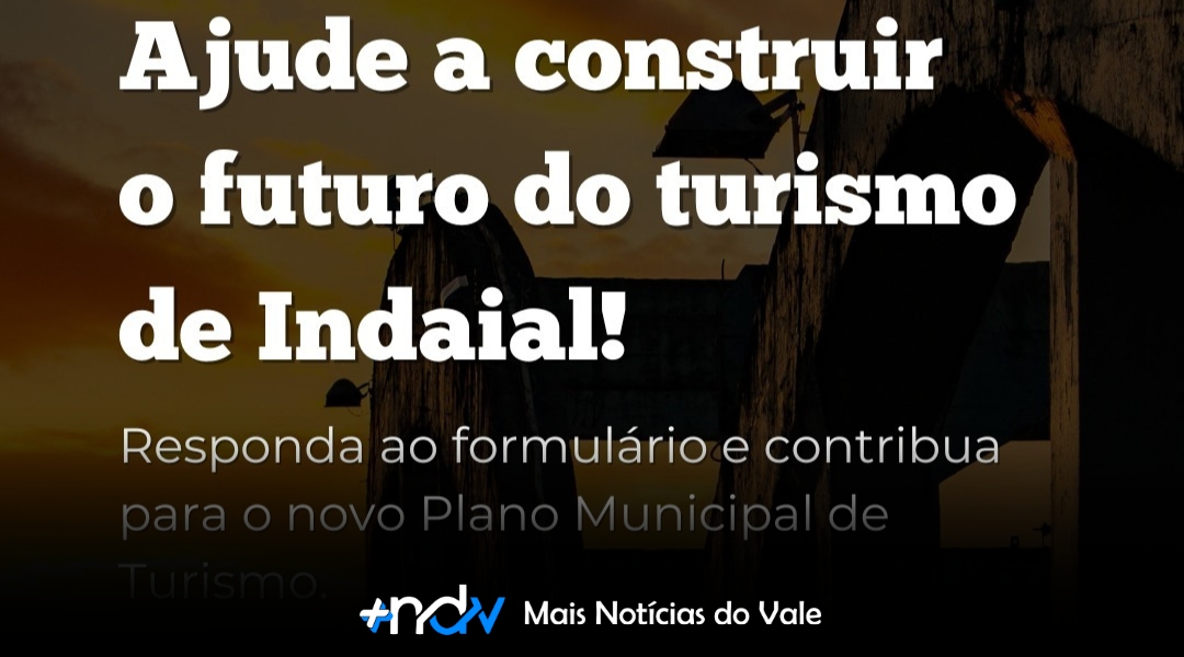 Indaial lança pesquisa com moradores para definir o futuro do turismo local