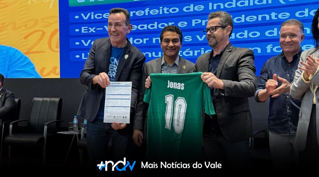 Jonas Lima vice-prefeito de Indaial é apresentado como o novo camisa 10 do Republicanos