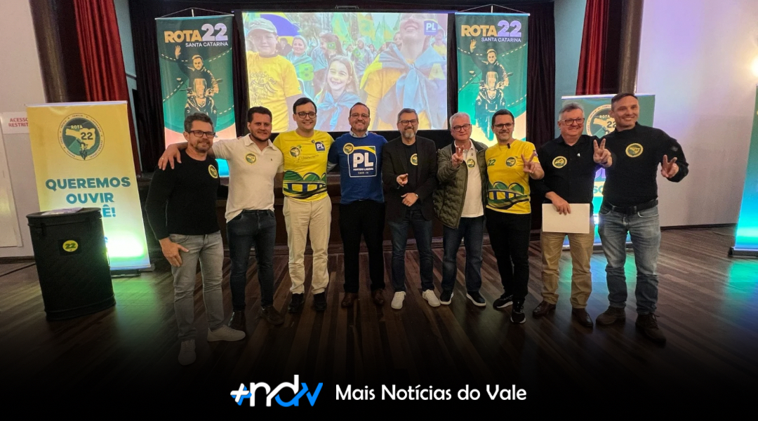 Mega encontro Rota 22 mobiliza lideranças políticas em Indaial