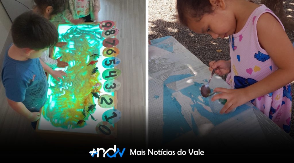 Explorando o passado: alunos da UEI Áurea Bonatti Merini vivenciam universo dos dinossauros e finalizam projeto com passeio educativo