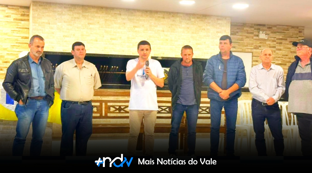 Com foco no desenvolvimento regional, Progressistas de Indaial anunciam apoio a Almir Vieira