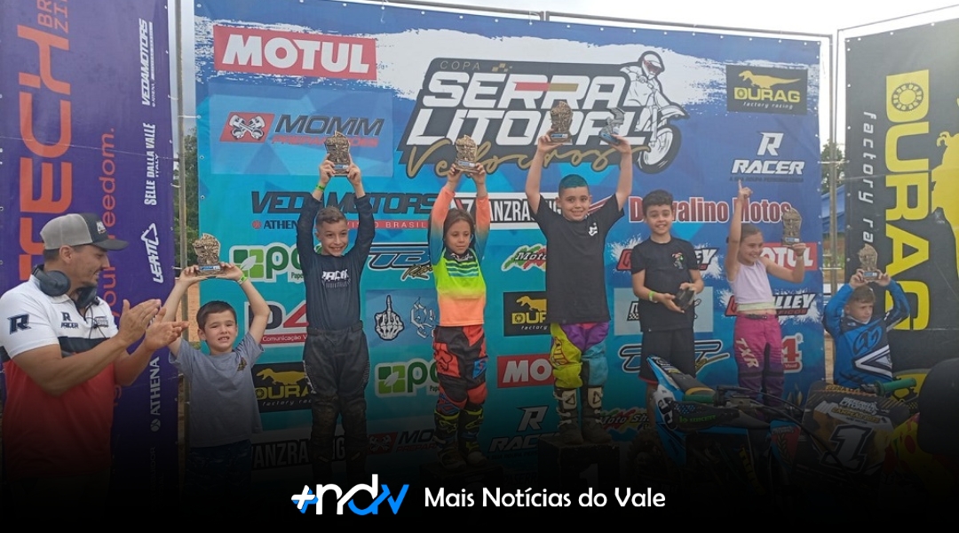 Dedicação e velocidade: piloto de Indaial João Gabriel encerra o ano como campeão da Mini Moto