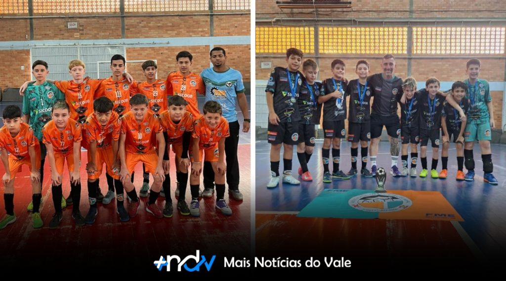 Indaial brilha no futsal de base com conquistas e classificação histórica