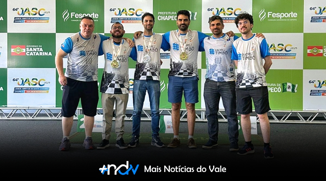 Delegação de Timbó se destaca em várias modalidades nos Jogos Abertos