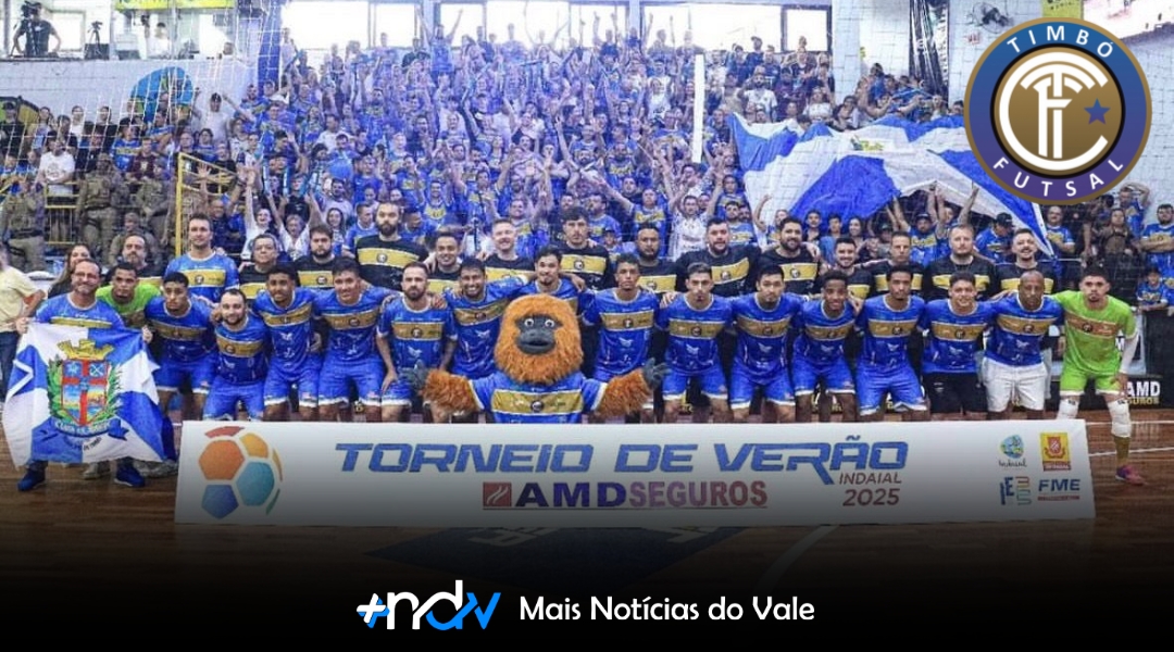 Timbó Futsal busca novo título e revela preparação para o 39º Torneio de Verão de Indaial