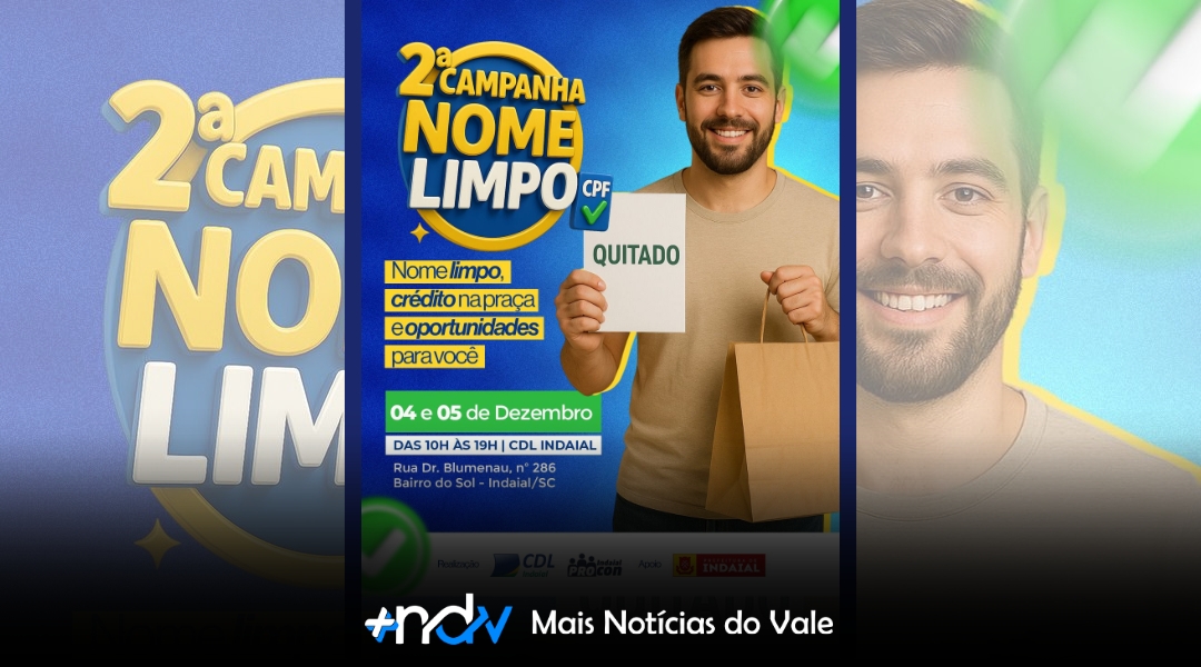 Indaial realiza 2º Feirão Limpa Nome para renegociação de dívidas
