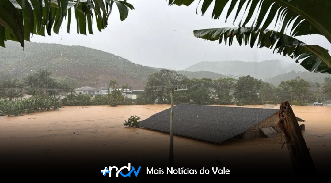 Santa Catarina enfrenta um dos piores temporais do ano